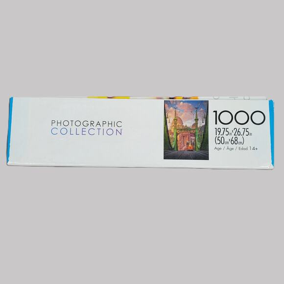 Buffalo Photographic Collection The Liberty Bridge 1000 Piece Puzzle Pre-Owned - Picture 5 of 7